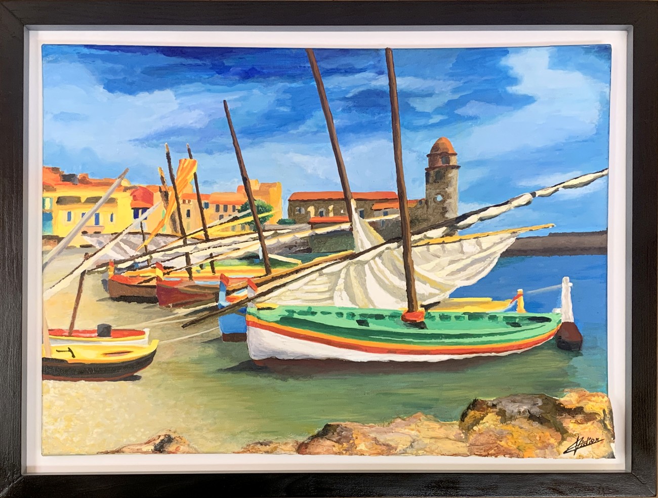 peinture Collioure JM C