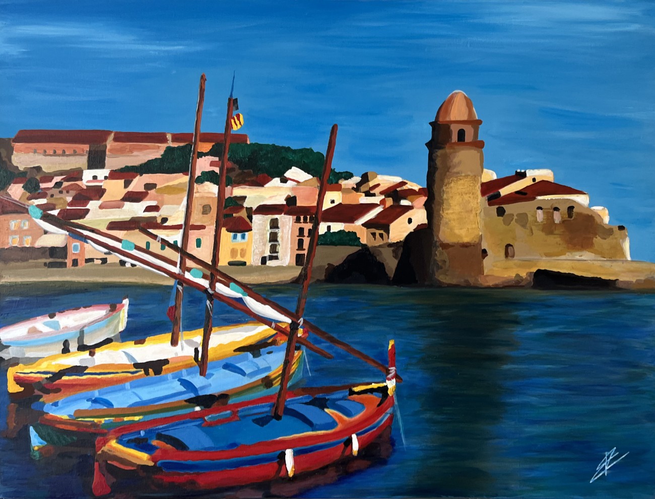 peinture Collioure 1pour Julien
