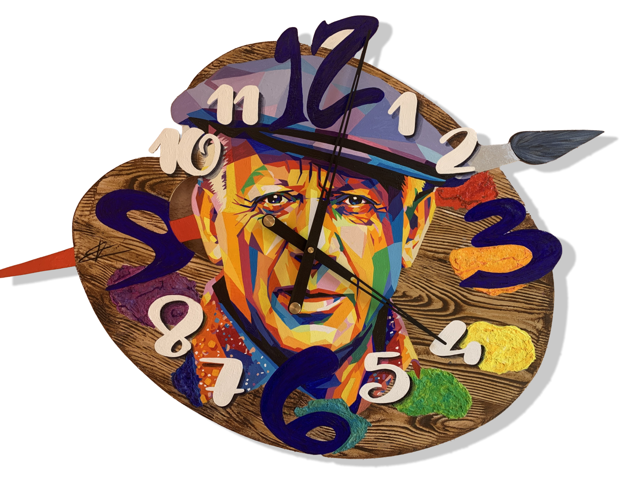 peinture Pablo Picasso pendule
