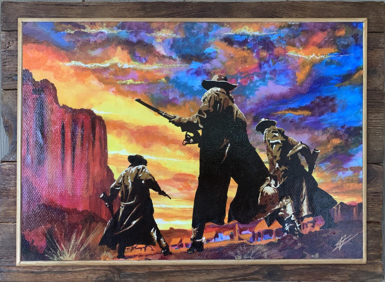 peinture Western il était une fois dans l’Ouest